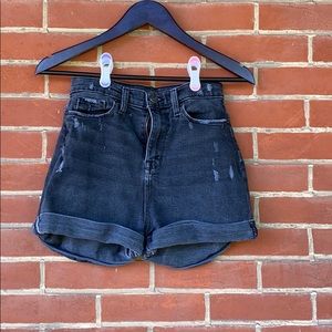 High waisted shorts